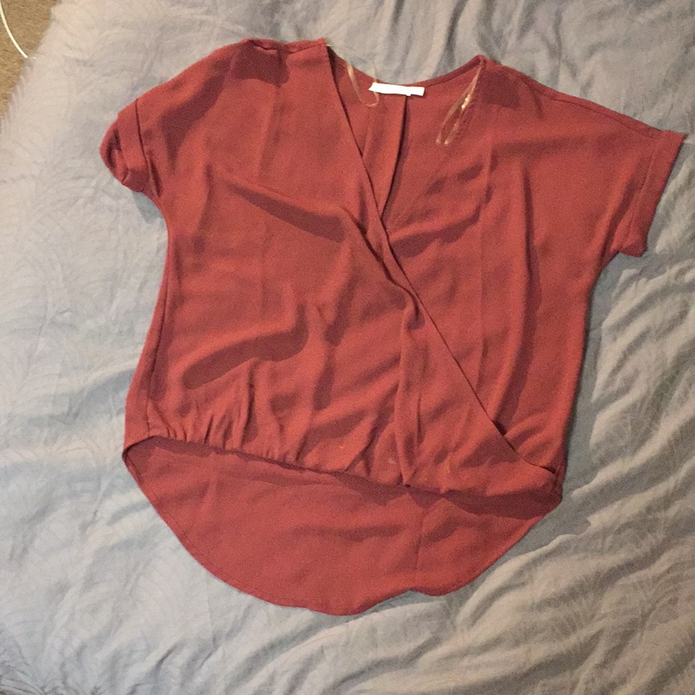 Hi-Lo Red Lush Top
